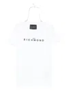 John Richmond Junior Logo-print Cotton T-shirt In White