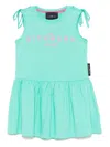 JOHN RICHMOND JUNIOR LOGO-PRINT DRESS