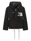 John Richmond Junior Logo-print Jacket In Black