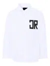 John Richmond Junior Logo-print Long-sleeved Shirt In White