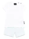 John Richmond Junior Logo-print Shorts Set In White