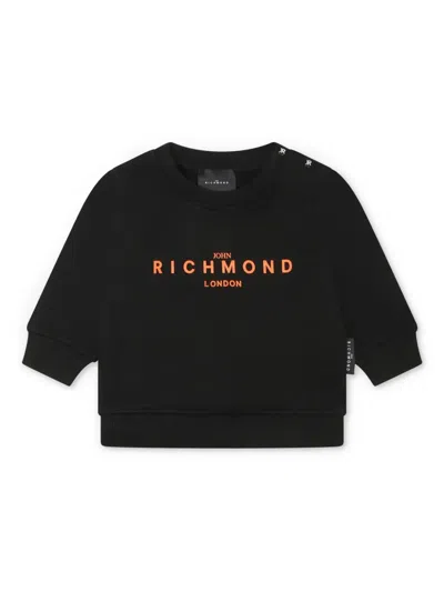 John Richmond Junior Babies' Logo-print Sweatshirt In Black