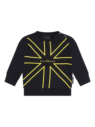 John Richmond Junior Babies' Logo-print Sweatshirt In Black
