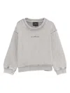 John Richmond Junior Logo-print Sweatshirt In Gray