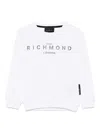 John Richmond Junior Logo-print Sweatshirt In White