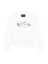 John Richmond Junior Logo-print Sweatshirt In White
