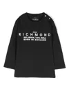 John Richmond Junior T-shirt Mit Logo-print In Schwarz