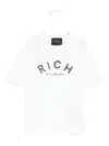 John Richmond Junior Logo-print T-shirt In White