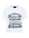 John Richmond Junior Logo-print T-shirt In White