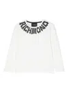 John Richmond Junior Logo-print T-shirt In White