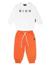 John Richmond Junior Logo-print Tracksuit Set In White