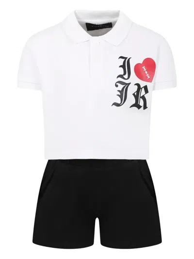 John Richmond Junior Kids' Logo-print Tracksuit In White