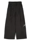 John Richmond Junior Logo-print Trousers In Black