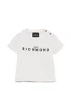 John Richmond Junior Logo T-shirt In White
