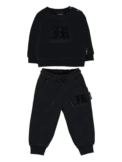 John Richmond Junior Babies' Logo Tracksuit In Black