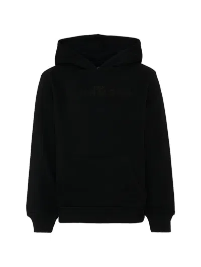 John Richmond Junior Kids' Logo-detail Hoodie In Black