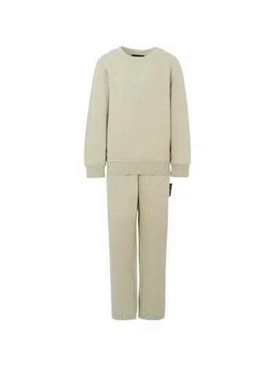 John Richmond Junior Kids' Logo-embroidered Tracksuit In Grey