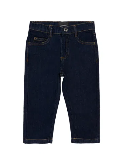 John Richmond Junior Babies' Logo-print Jeans In Blue