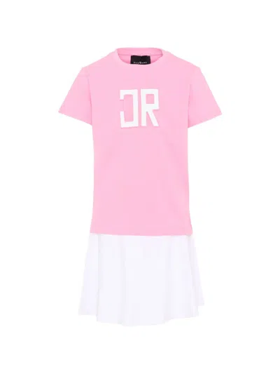 John Richmond Junior Kids' Logo-print Tracksuit Set In Pink