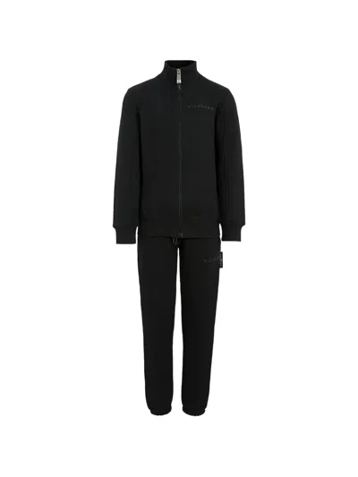 John Richmond Junior Kids' Logo-print Zip-up Tracksuit In Black