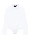 John Richmond Junior Long-sleeve Button-fastening Bodysuit In White