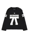 John Richmond Junior Long-sleeve Graphic T-shirt In Black