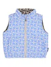 John Richmond Junior Monogram Gilet In Blue