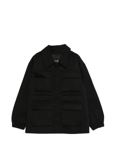 John Richmond Junior Kids' Patch-pocket Jacket In Black