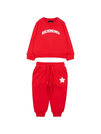 John Richmond Junior Babies' Printed Tracksuit In Red