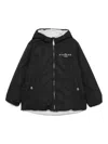 John Richmond Junior Reversible Puffer Jacket In Black