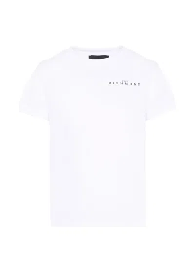 John Richmond Junior Kids' Short Sleeve T-shirt In White