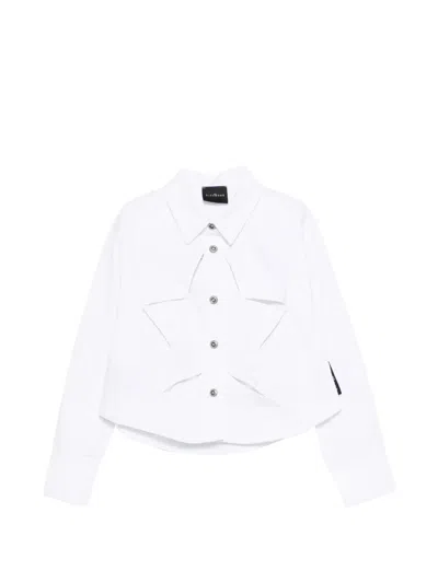 John Richmond Junior Star Appliqué Top In White