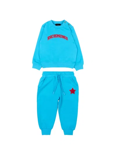 John Richmond Junior Babies' Star Tracksuit In Blue