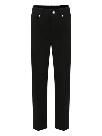 John Richmond Junior Kids' Straight-leg Jeans In Black