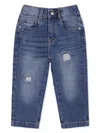 John Richmond Junior Straight-leg Jeans In Denim