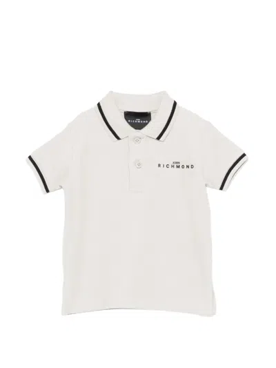 John Richmond Junior Babies' Trim Polo Shirt In White