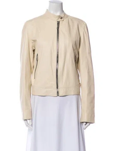 Pre-owned John Richmond Leather Jacket In Multi
