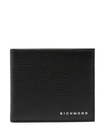 John Richmond Leather Wallet In Black