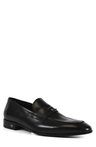 John Richmond Logo Embossed Loafer In Black
