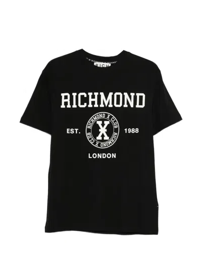 John Richmond Logo Graphic T-shirt In Black