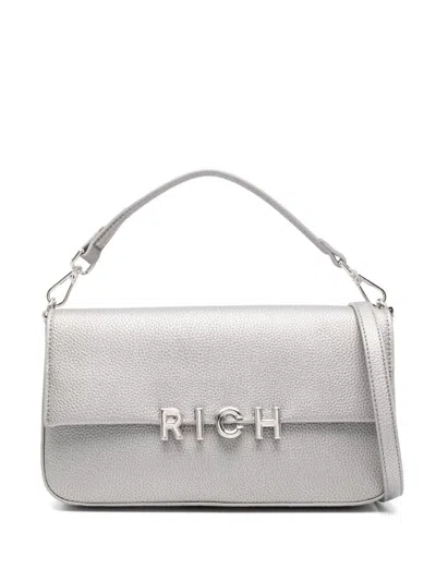 John Richmond Logo-lettering Tote Bag In Grey