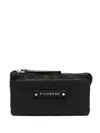 John Richmond Portemonnaie Mit Logo-patch In Schwarz