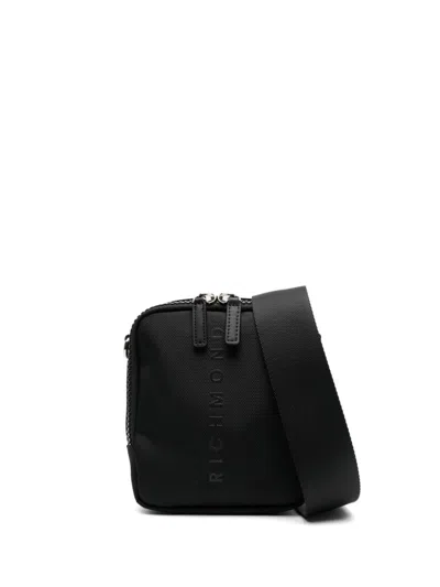JOHN RICHMOND LOGO-PRINT MESSENGER BAG