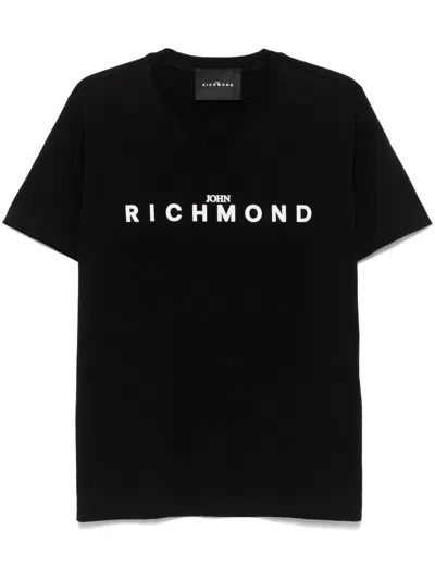 John Richmond Logo-print T-shirt In Black