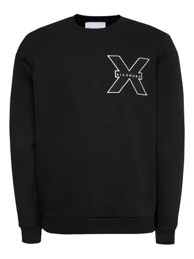 John Richmond Logo Sweatshirt In Black