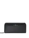 John Richmond Logo Zip Wallet In Black