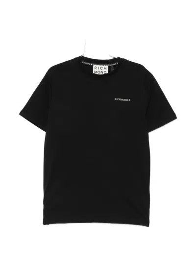 John Richmond Logo-detail T-shirt In Black
