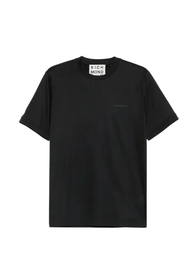 John Richmond Logo-detail T-shirt In Black