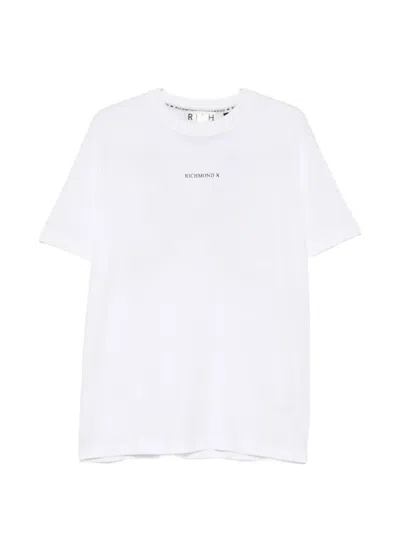 John Richmond Logo-detail T-shirt In White