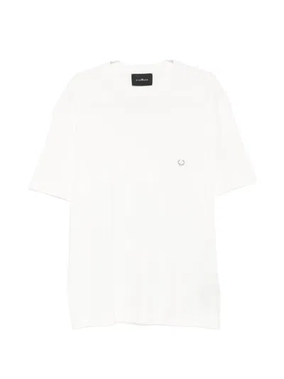 John Richmond Logo-motif T-shirt In White